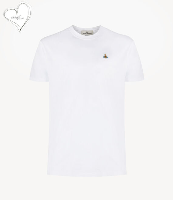 Vivienne Westwood Classic T-shirt Multicolour Orb in WHITE